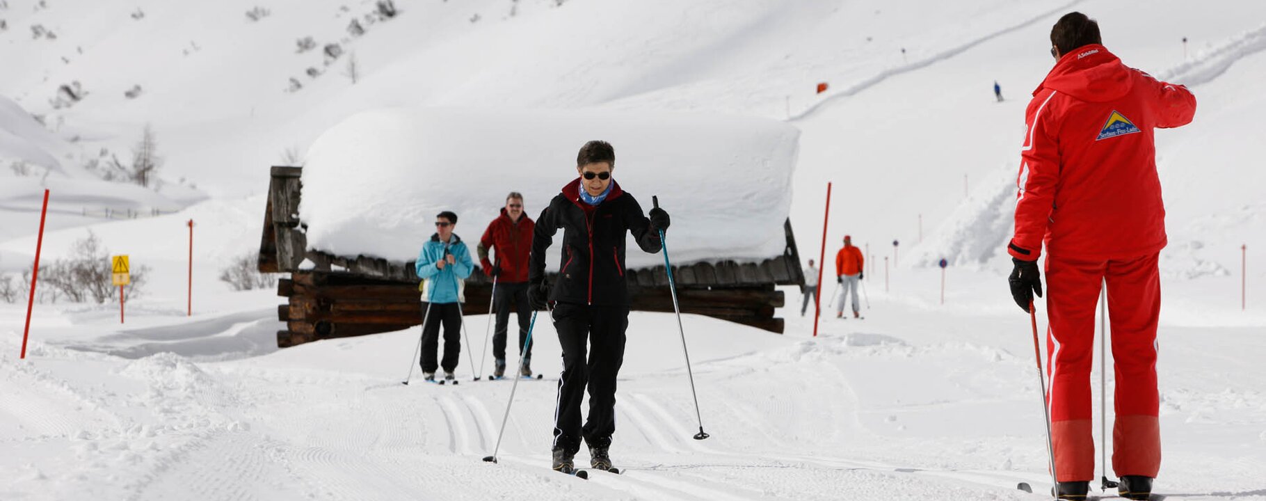 Learn Cross-country skiing in Serfaus-Fiss-Ladis in Tyrol. This is Cross-country skiing for beginner and advanced in Austria | © Skischule Serfaus - christianwaldegger.com