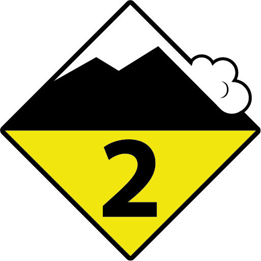 Avalanche danger level 2