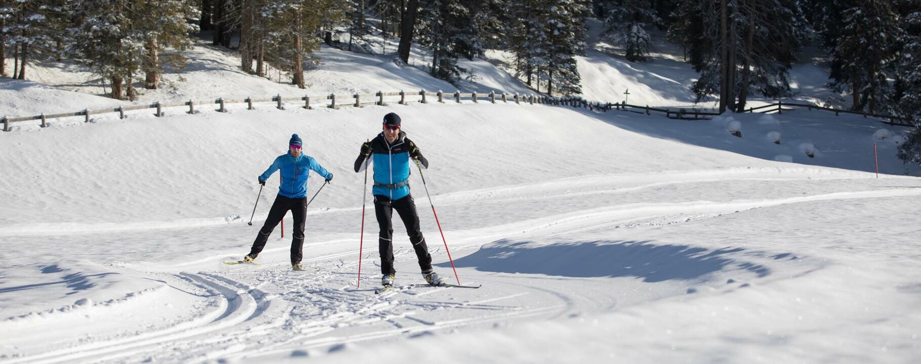 Cross-country skiing on the many cross-country trails in Serfaus-Fiss-Ladis in Tyrol  | © Serfaus-Fiss-Ladis Marketing GmbH | Andreas Kirschner 