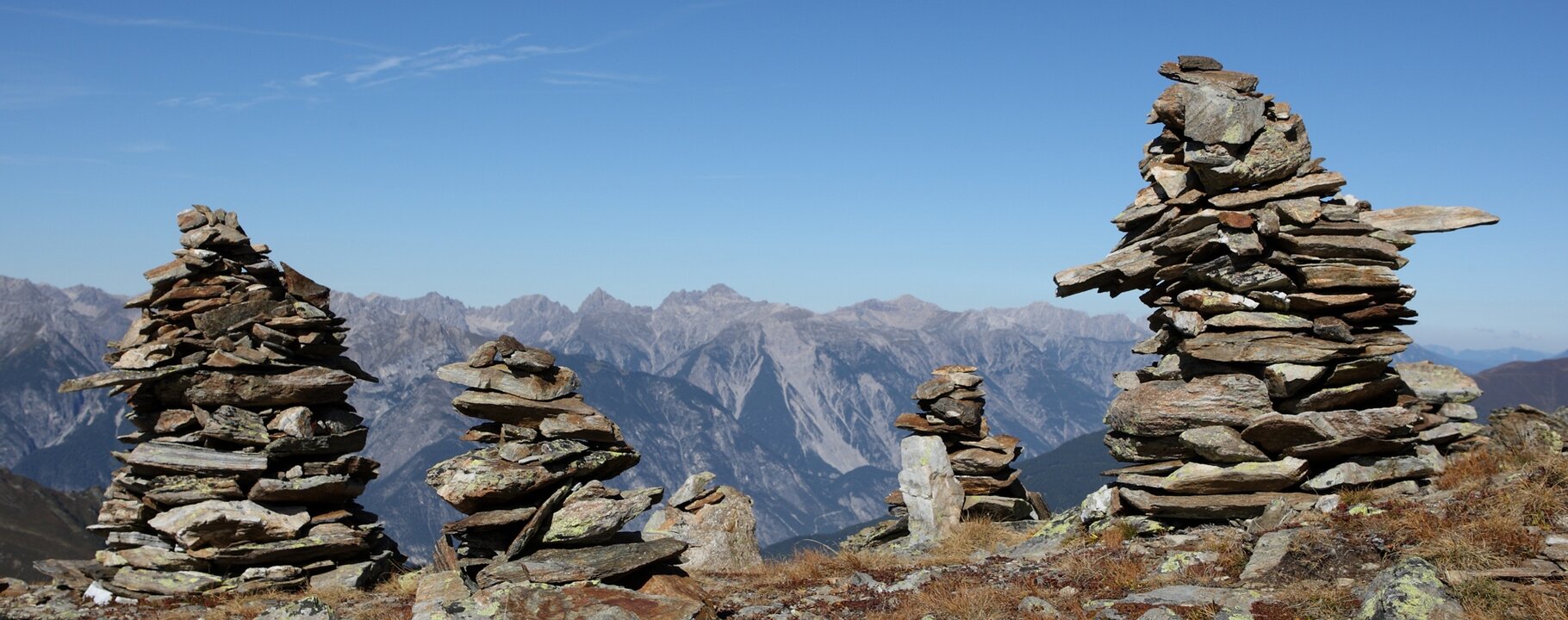 Steintürme bei der Wanderung in Serfaus-Fiss-Ladis in Tirol Österreich | © Andreas Kirschner