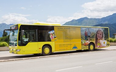 Der Wanderbus in Serfaus-Fiss-Ladis in Tirol | © Andreas Kirschner