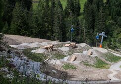Slopestyle Parcours in the bikepark Serfaus-Fiss-Ladis in Tyrol Austria | © Serfaus-Fiss-Ladis