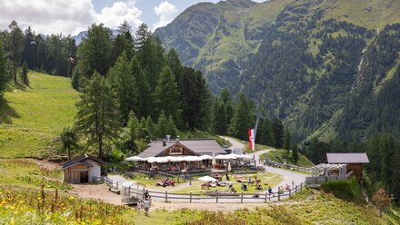 Beautiful mountain lodge surrounded by Alps and forests, perfect for relaxation.