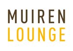 Logo of Muiren Lounge featuring text in brown and yellow.