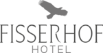 Logo of Fisserhof Hotel featuring a bird and stylized text.