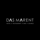 Logo of Das Marent, a hotel and restaurant with bar and lounge.