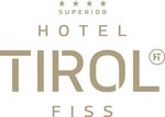 Hotel Tirol Fiss Superior logo featuring five stars.