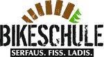Logo of the Bike School Serfaus Fiss Ladis featuring tree graphics.