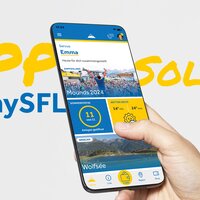 Die mySFL App zeigt Wetterdaten und Event-Informationen.