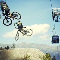 Freeride Trail im Bikepark | © © Serfaus-Fiss-Ladis Marketing GmbH