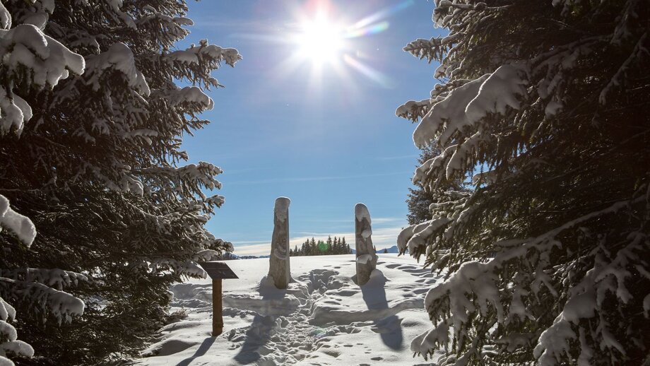 Steinskulptur beim Besinnungsweg | © © Serfaus-Fiss-Ladis Marketing GmbH