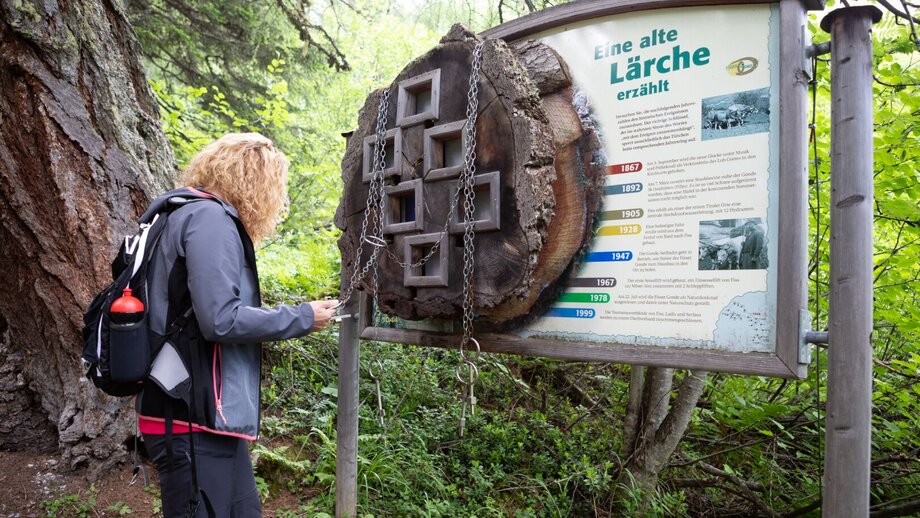 Station beim Themensteig Fisser Gonde | © © Serfaus-Fiss-Ladis Marketing GmbH