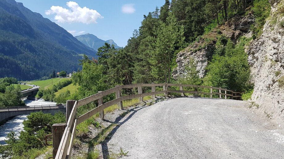 Mountainbikestrecke Römerweg Tour | © © Serfaus-Fiss-Ladis Marketing GmbH