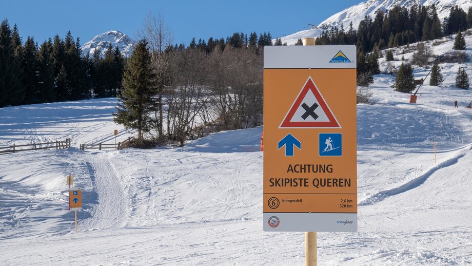 Crossing the ski slope | © © Serfaus-Fiss-Ladis Marketing GmbH_Markus Sertl