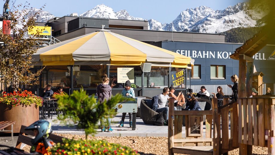 Schirmbar Talstation Komperdell