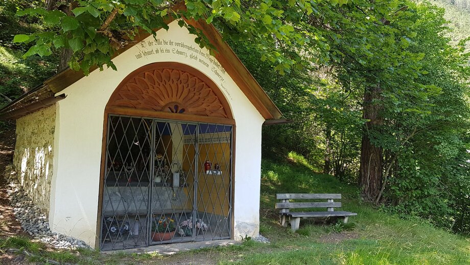 Biketour Stopp bei der Kapelle | © © Serfaus-Fiss-Ladis Marketing GmbH