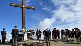 Gipfelmesse Schönjoch | © Bergbahnen Fiss-Ladis