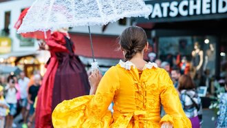Artisten bei der Langen Nacht