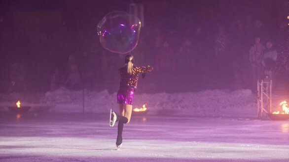 Magische Eiskunstlaufshow bei Magic Ladis