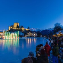 Spektakuläre Wassershow bei der Silvesterparty