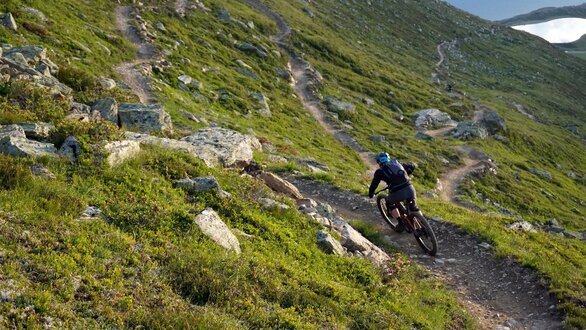 On the way on the Frommestrail