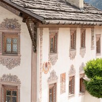 Das "Rechelerhaus"  Gemälde mit Fresko