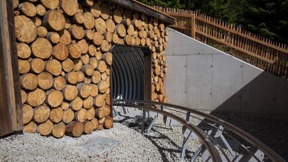 Tunnel at Schneisenfeger family coaster