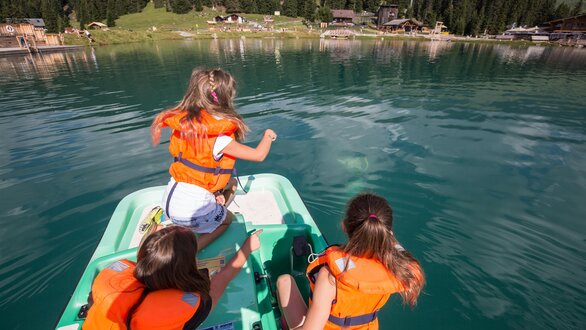 Aufdem Weg mit den Treetboot