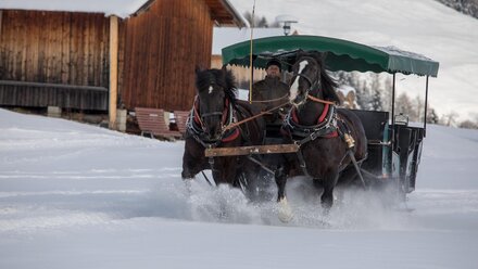 Unterwegs im Schnee