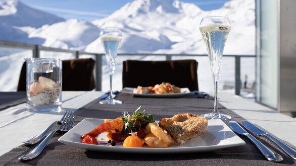 Enjoy with a beautiful view of the mountains | © ©Andreas Kirschner