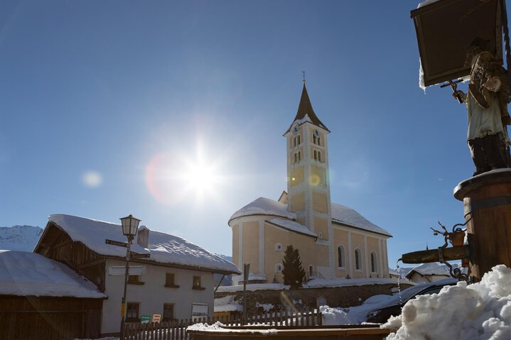 Kirche Winter 1