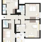 Photo of Apartment, shower, toilet, 3 bed rooms
