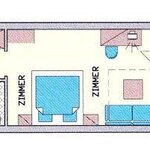 Photo of Komfortzimmer, shower, toilet, south