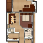 Photo of apartment/3 bedrooms/shower, WC