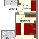 Photo of apartment/1 bedroom/shower, WC