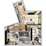 Bild von RLX 02 Apartment mit 2 Schlafzimmern