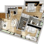 Bild von RLX 06 Apartment mit 2 Schlafzimmern