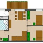 Photo of apartment/2 bedrooms/shower, WC
